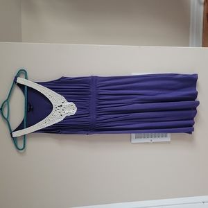 Detailed Neckline Tank Dress